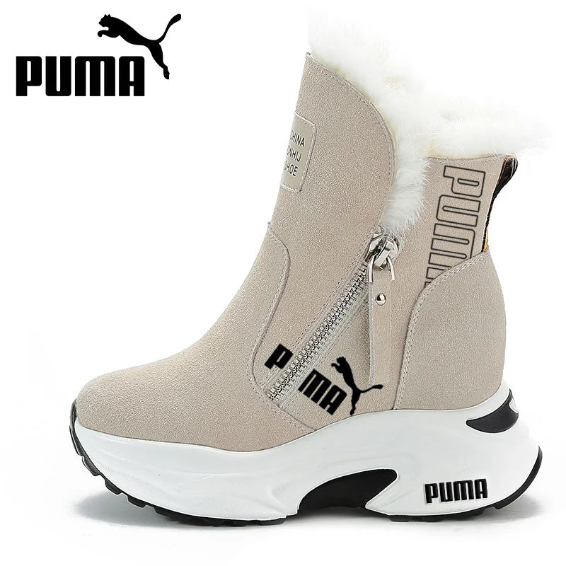 Vattentäta vinterskor för dam med halkskydd